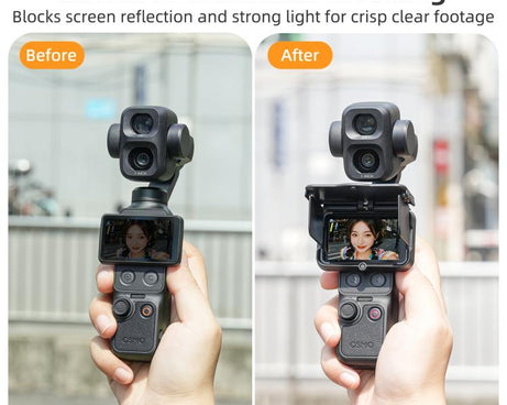 Sunnylife Screen Sun Hood Guard Screen Monitor Cover Protector For DJI Osmo Pocket 4P / 4 / 3