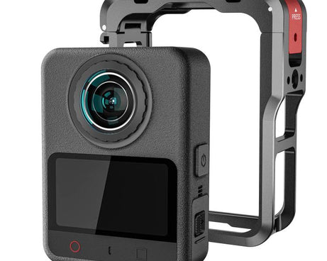 For DJI Osmo 360 / 360 II STARTRC Metal Cage Frame with Cold Shoe, For DJI Osmo 360 / 360 II