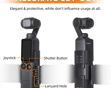 For DJI OSMO Pocket 3 Sunnylife ZJ756 Expanded Dual Phone Clamp Holder