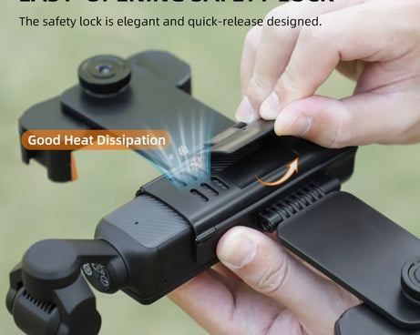 For DJI OSMO Pocket 3 Sunnylife ZJ756 Expanded Dual Phone Clamp Holder