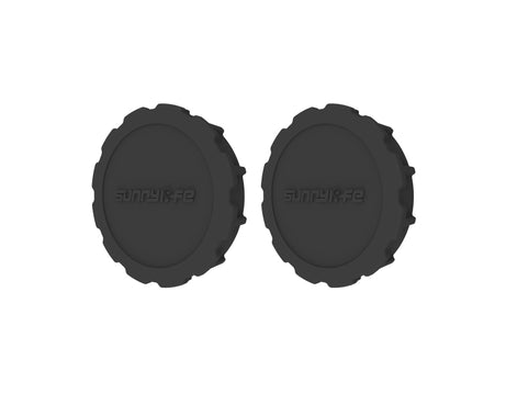 For DJI Osmo Action 3 / 4 Sunnylife 2pcs Scratch-resistant Camera Lens Cap Cover
