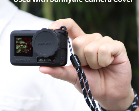 For DJI Osmo Action 3 / 4 Sunnylife 2pcs Scratch-resistant Camera Lens Cap Cover