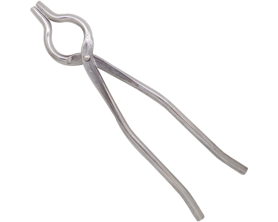 High-quality stainless steel kitchen tongs for cooking.