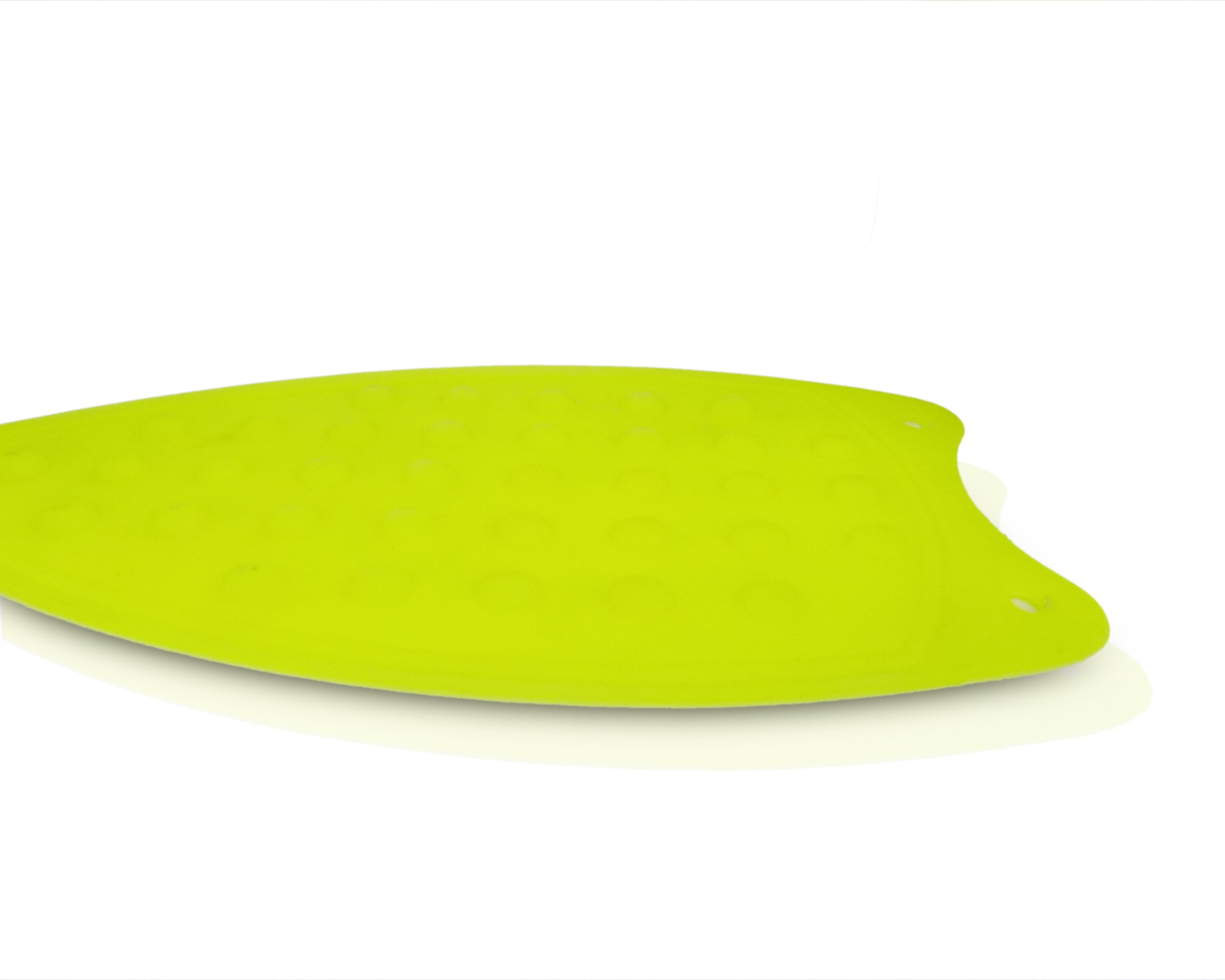 Iron mat made of heat-resistant silicon for use with hot tools.