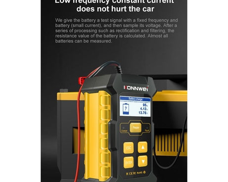 KONNWEI KW510 3 in 1 Car Battery Tester / Charger / Repairer, Support 8 Languages, KW510(EU Plug), KW510(US Plug)