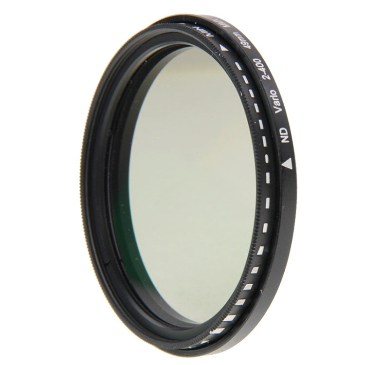 ND Fader Neutral Density Adjustable Variable Filter, ND2 to ND400 Filter, 37mm, 40.5mm, 43mm, 46mm, 55mm, 86mm, 95mm, 105mm