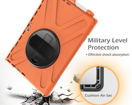 Shockproof Colorful Silicone + PC Protective Case with Holder & Hand Strap & Pen Slot, For Microsoft Surface Pro 4 / 5, For Microsoft Surface Pro 6 / 7