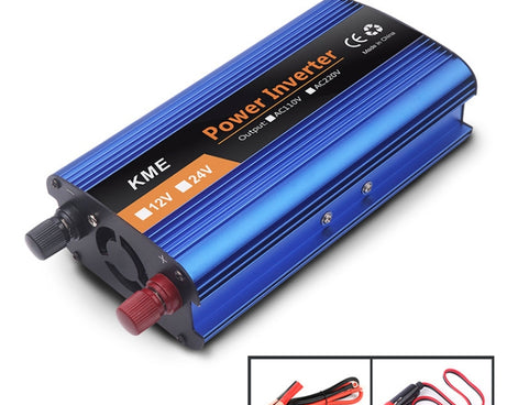 Carmaer 1200W Car Smart Multi-function Digital Display Inverter Household Power Converter