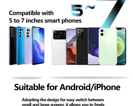 VRG PRO X7 Blu-ray Eye Protection VR Glass For 5-7 inch Mobile Phones