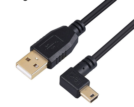 Elbow Mini 5 Pin to USB 2.0 Camera Extension Data Cable, 1.5m, 2m, 3m, 5m, 10m, 15m, 20m