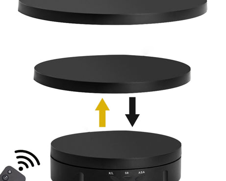 Electric Rotating Display Stand Turntable, 3 in 1, 3 in 1 Remote