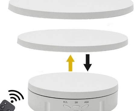 Electric Rotating Display Stand Turntable, 3 in 1, 3 in 1 Remote