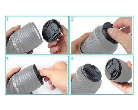 77mm Center Pinch Camera Lens Cap for Canon, 77mm