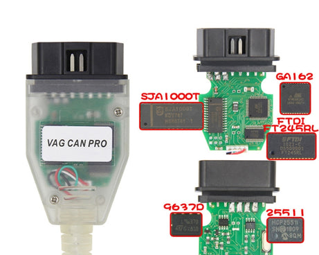 For Volkswagen / Audi VCP CAN PRO Diagnostic Cable Tools with Dongle, For Volkswagen / Audi