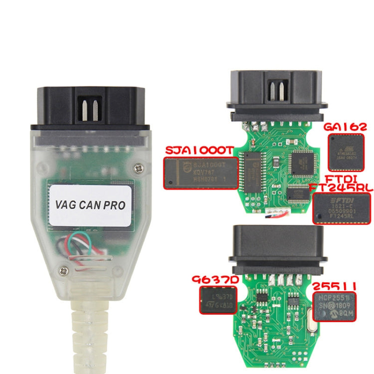 For Volkswagen / Audi VCP CAN PRO Diagnostic Cable Tools with Dongle, For Volkswagen / Audi