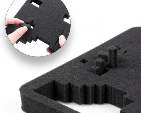 RUIGPRO Shockproof Waterproof Portable Case Box Size : 33.5cm x 24.7cm x 6.3cm, 33.5cm x 24.7cm x 6.3cm
