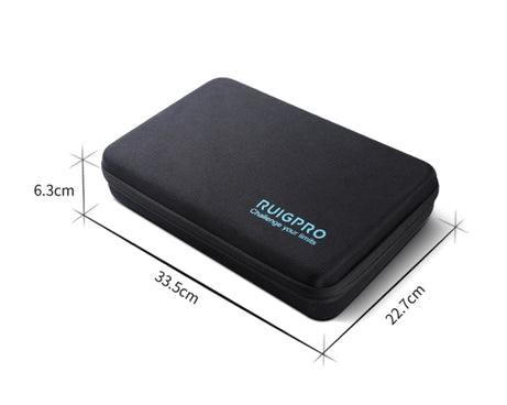RUIGPRO Shockproof Waterproof Portable Case Box Size : 33.5cm x 24.7cm x 6.3cm, 33.5cm x 24.7cm x 6.3cm
