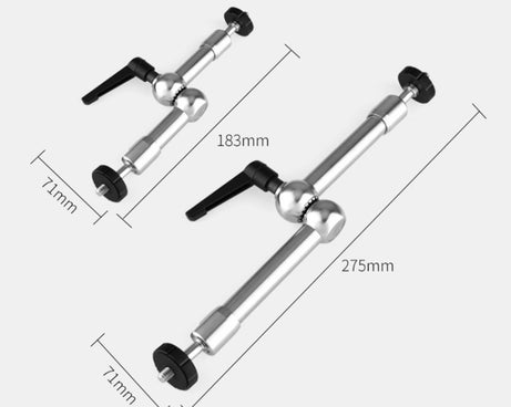 YELANGU A78 Stainless Steel Adjustable Friction Articulating Magic Arm, 7 inch, 11 inch