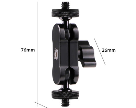 360 Pivot Magic Arm Mount 1/4 inch Ball Head Bracket