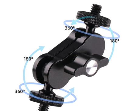 360 Pivot Magic Arm Mount 1/4 inch Ball Head Bracket