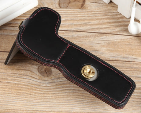 1/4 inch Thread PU Leather Camera Half Case Base, For Canon EOS R8