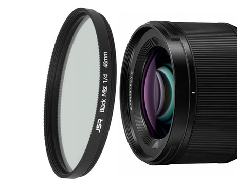JSR Black Mist Filter Camera Lens Filter, 37mm, 43mm, 46mm, 49mm, 52mm, 55mm, 58mm, 62mm, 67mm, 72mm, 77mm, 82mm