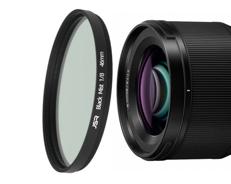 JSR Black Mist Filter Camera Lens Filter, 37mm, 43mm, 46mm, 49mm, 52mm, 55mm, 58mm, 62mm, 67mm, 72mm, 77mm, 82mm
