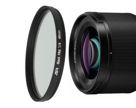 JSR Black Mist Filter Camera Lens Filter, 37mm, 43mm, 46mm, 49mm, 52mm, 55mm, 58mm, 62mm, 67mm, 72mm, 77mm, 82mm