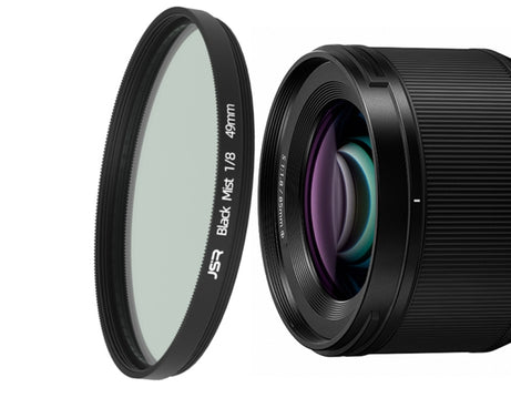 JSR Black Mist Filter Camera Lens Filter, 37mm, 43mm, 46mm, 49mm, 52mm, 55mm, 58mm, 62mm, 67mm, 72mm, 77mm, 82mm