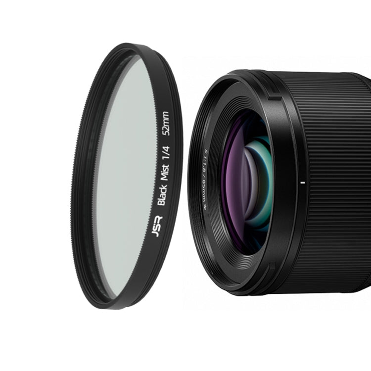 JSR Black Mist Filter Camera Lens Filter, 37mm, 43mm, 46mm, 49mm, 52mm, 55mm, 58mm, 62mm, 67mm, 72mm, 77mm, 82mm