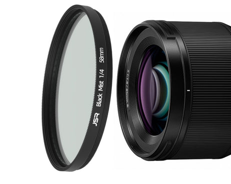 JSR Black Mist Filter Camera Lens Filter, 37mm, 43mm, 46mm, 49mm, 52mm, 55mm, 58mm, 62mm, 67mm, 72mm, 77mm, 82mm