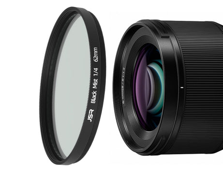JSR Black Mist Filter Camera Lens Filter, 37mm, 43mm, 46mm, 49mm, 52mm, 55mm, 58mm, 62mm, 67mm, 72mm, 77mm, 82mm
