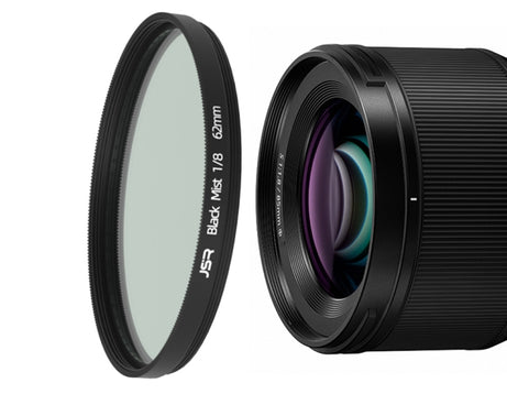 JSR Black Mist Filter Camera Lens Filter, 37mm, 43mm, 46mm, 49mm, 52mm, 55mm, 58mm, 62mm, 67mm, 72mm, 77mm, 82mm