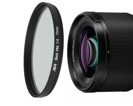 JSR Black Mist Filter Camera Lens Filter, 37mm, 43mm, 46mm, 49mm, 52mm, 55mm, 58mm, 62mm, 67mm, 72mm, 77mm, 82mm