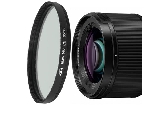 JSR Black Mist Filter Camera Lens Filter, 86mm