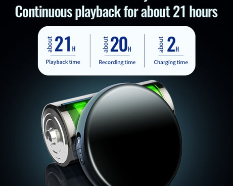 JNN M29 Portable Noise Reduction Smart Voice Control Magnetic Recorder, 4GB, 8GB, 16GB, 32GB, 64GB