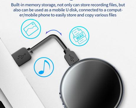 JNN M29 Portable Noise Reduction Smart Voice Control Magnetic Recorder, 4GB, 8GB, 16GB, 32GB, 64GB