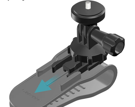 Sunnylife ZJ585 Sun Visor Camera Mount Quick Release Holder 360 Degree Rotating Vlog Bracket