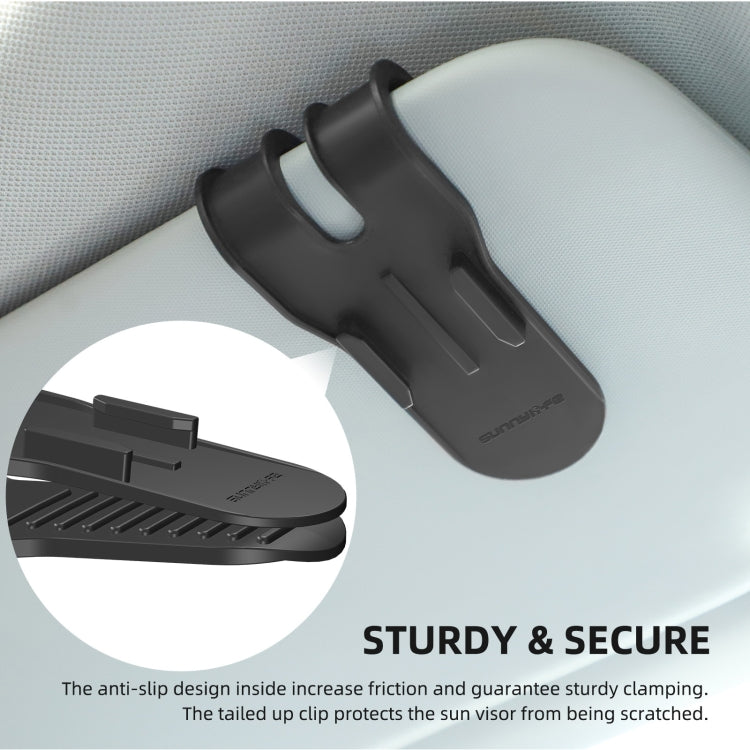 Sunnylife ZJ585 Sun Visor Camera Mount Quick Release Holder 360 Degree Rotating Vlog Bracket