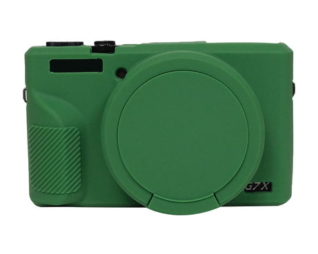 Soft Silicone Protective Case with Lens Cover, For Canon PowerShot G7 X Mark III / G7X3