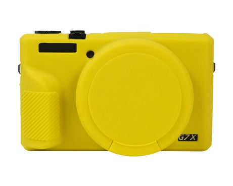 Soft Silicone Protective Case with Lens Cover, For Canon PowerShot G7 X Mark III / G7X3