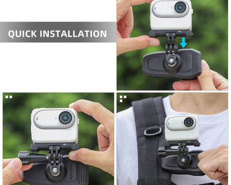 Sunnylife 360 Degree Rotation Swivel Backpack Clip Magnetic Suction Action Camera Mount, ZJ666