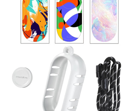 Sunnylife Cooling Silicone Case Stickers Skin Wrap Lens Cover with Neck Strap, For Insta360 GO 3