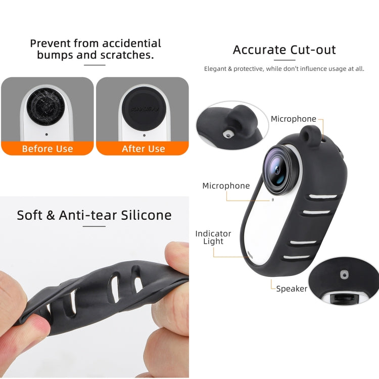 Sunnylife Cooling Silicone Case Stickers Skin Wrap Lens Cover with Neck Strap