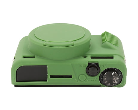 Soft Silicone Protective Case with Lens Cover, For Canon PowerShot G7 X Mark II / G7X2