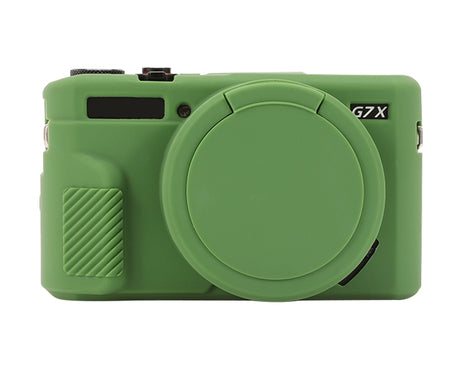 Soft Silicone Protective Case with Lens Cover, For Canon PowerShot G7 X Mark II / G7X2