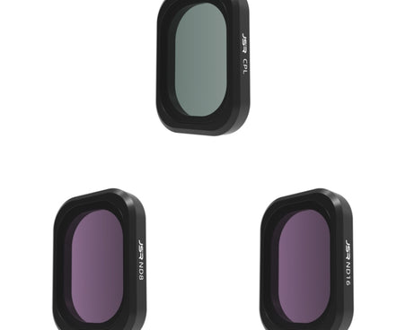 For DJI OSMO Pocket 3 JSR CB Series Camera Lens Filter, MCUV, CPL, ND8, ND16, ND32, ND64, ND256, ND1000, ND8PL, ND16PL, ND32PL, ND64PL, 1/8 Black Mist Filter, NIGHT, STAR, 3 in 1 CPL ND8/16, 3 in 1 ND16/64/256, 4 in 1 CPL ND16/32/64, 4 in 1 ND8/16/32/6...