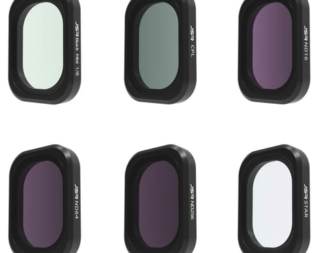 For DJI OSMO Pocket 3 JSR CB Series Camera Lens Filter, MCUV, CPL, ND8, ND16, ND32, ND64, ND256, ND1000, ND8PL, ND16PL, ND32PL, ND64PL, 1/8 Black Mist Filter, NIGHT, STAR, 3 in 1 CPL ND8/16, 3 in 1 ND16/64/256, 4 in 1 CPL ND16/32/64, 4 in 1 ND8/16/32/6...