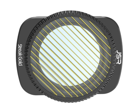For DJI OSMO Pocket 3 JSR ZB Series Camera Lens Filter, Streak Drawing Blue, Streak Drawing Gold