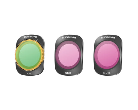 For DJI OSMO Pocket 3 Sunnylife Camera Lens Magnetic Metal Filter, MCUV, ND8, ND16, ND32, ND64, ND256, ND8PL, ND16PL, ND32PL, ND64PL, CPL, 3 in 1 CPL ND8/16, 3 in 1 ND16/64/256, 4 in 1 ND8/16/32/64, 4 in 1 ND8/16/32/64PL, 4 in 1 MCUV CPL ND32/64       ...